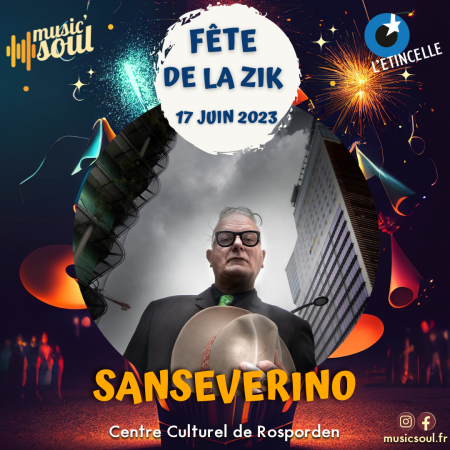 Sanseverino à la fête de la Musique à Rosporden