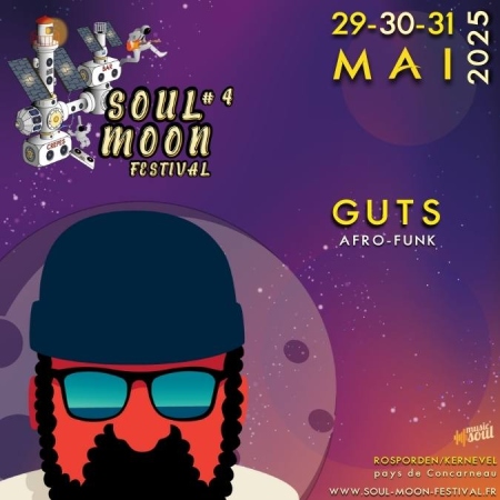 Guts au festival Soul Moon dans le pays de Concarneau