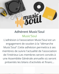 adhérent association music soul